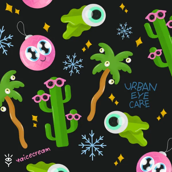 artist cloth design by YAICECREAM for Urban Eyecare Phoenix AZ